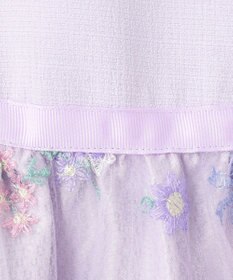 ANY KIDS フラワー刺繍ワンピース