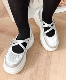 WEGO 2way厚底ストラップシューズ