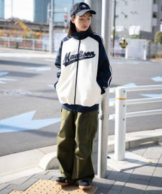 WEGO 【ユニセックス着用ITEM】ラグランライントラックジャケット
