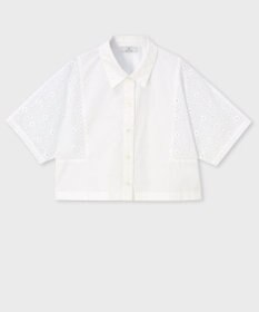 Paul Smith 【洗える】コットン エンブロイダリー ブラウス