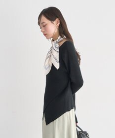 earth music&ecology クロスニットプルオーバー