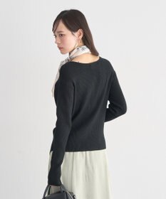 earth music&ecology クロスニットプルオーバー