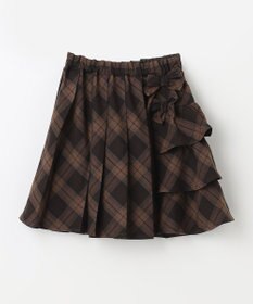 ANY KIDS チェックプリーツスカート