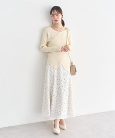 earth music&ecology クロスニットプルオーバー