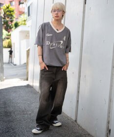 WEGO 【ユニセックス着用ITEM/MLサイズ展開】フェイクスウェードゲームT（SS）