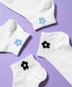 WEGO フラワーショートソックス