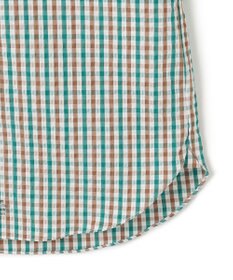 J.PRESS MEN 風が通るシアサッカーの清涼感【吸水速乾 / 高通気性】【クールマックス】サッカーギンガムチェック シャツ / B.D.