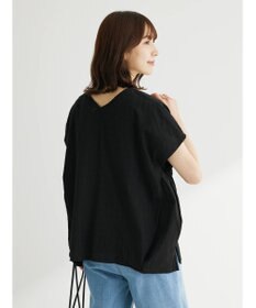 Green Parks インド綿　ＳＥＴ２点　マルチ刺繍ブラウス＋タンク