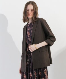 YECCA VECCA マシンウォッシャブルリネンライクジャケット