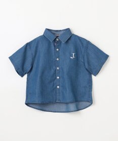 J.PRESS KIDS 【100-130cm】4.5オンス TC デニム 半袖シャツ