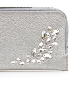 A.D.M.J. 【牛革】スワロフスキー・クリスタル付オーガナイザーパース