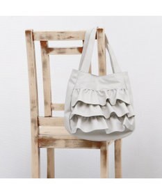 UNBILLION カシュカシュ cachecache / フリルトートバッグ