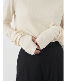 earth music&ecology ＴＲウールブレンドタートルネックプルオーバー