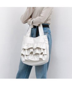 UNBILLION カシュカシュ cachecache / フリルトートバッグ