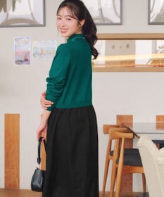 Tiaclasse ニットドッキングワンピース