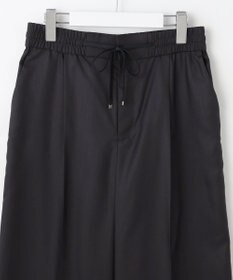自由区 【カタログ掲載・接触冷感・UVケア・洗える】フルダルスパンマイクロピーチワイドストレート パンツ