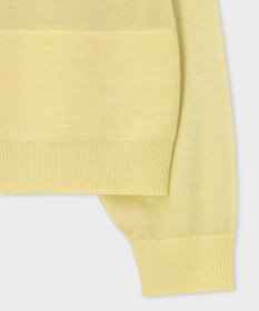 Paul Smith 【洗える】シアーボーダー ジップアップ カーディガン