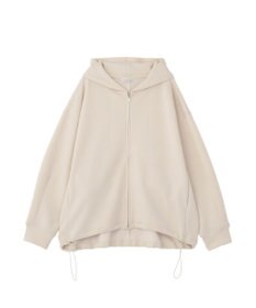 Green Parks ダブルＺＩＰ裾ドロストパーカー