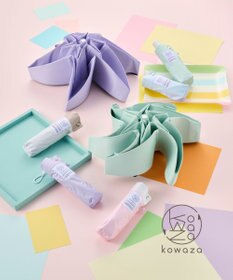 MOONBAT 【遮光100％/晴雨兼用】kowaza コワザ ライトウェイトカーボン プレーン 折りたたみ傘 簡単に畳める傘 コンパクト 50cm