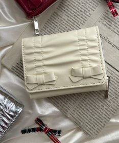 WEGO ギャザーリボンウォレット