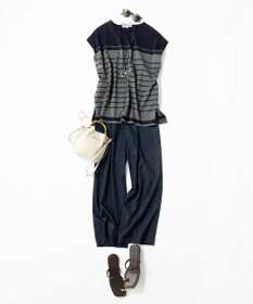 23区 バンブーハンドルミニショルダーバッグ