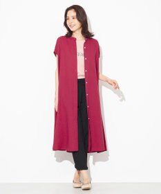 ANY 【洗える】バンドカラーとろみ ワンピース