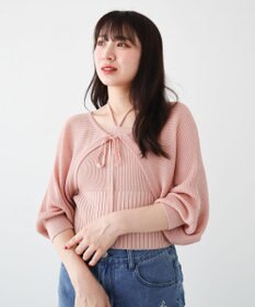 Green Parks ・swing by SET2点ニットボレロ&ニットキャミ