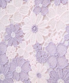 Maison de FLEUR フラワーレーススクエアトートバッグ