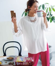 UNFILO カラー テーパードパンツ