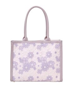 Maison de FLEUR フラワーレーススクエアトートバッグ