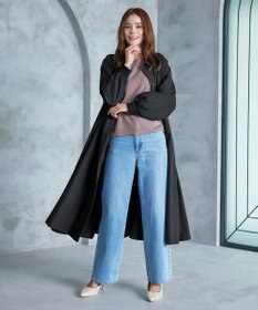 Tiaclasse 【洗える】ショルダーリボンニットトップス