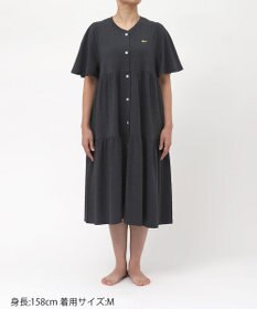 tsumori chisato SLEEP ツモリチサト ワンピース 5分袖 半袖 ルームウエア 綿混ベア天竺 ロング丈(ふくらはぎ付近) レディース UNT156 /ワコール