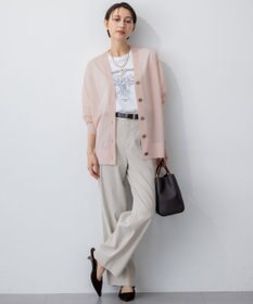 23区 【CanCam10月号掲載/CLASSY.10月号掲載】シャイニーシアー カーディガン