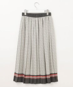 自由区 【セットアップ対応・洗える】モノグラムプリント スカート