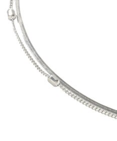 Green Parks 【ステンレス】スネーク２連ネックレス