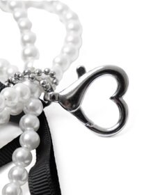 WEGO ダブルリボンハートキーホルダー