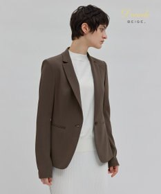 BEIGE ライトグレー テーラードジャケット テーラードジャケット ブレザー セットアップスーツ対応 ライト