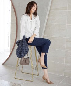 Tiaclasse 【新色追加・洗える】リボンタイブラウス