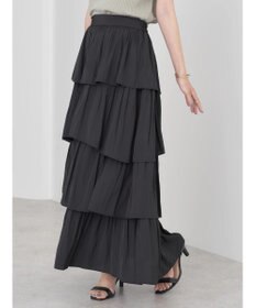 earth music&ecology フリルティアードスカート