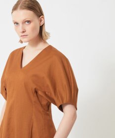 BEIGE， IVY / Vネックワンピース