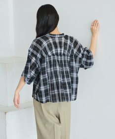 CRAFT STANDARD BOUTIQUE バックギャザーポンチョシャツ