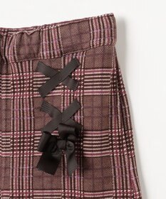 ANY KIDS レースアップ 裏シャギーワイドパンツ