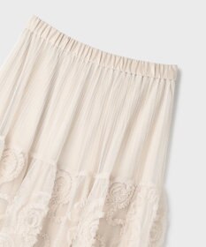 GRACE CONTINENTAL 刺繍チュールスカート
