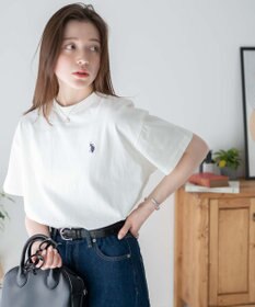 WEGO 【洗える/綿100%】USPOLOワンポイントTシャツ