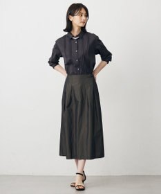 J.PRESS LADIES L ハイマルチタフタ フレアスカート