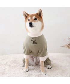 PET PARADISE スヌーピー  プレミアムペティヒート ねむ ロンパース 中型犬