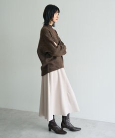 YECCA VECCA メルトンジャージーAラインスカート