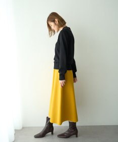 YECCA VECCA メルトンジャージーAラインスカート