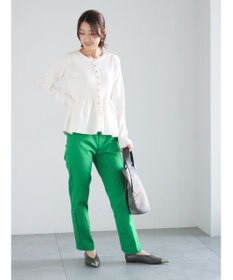 Te chichi 前後2WAYペプラムカーディガン