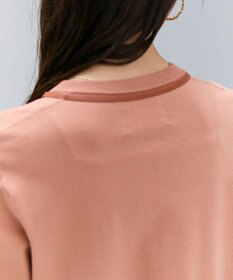 BEIGE， 【洗える】NADIA / レザーラインジップカーディガン